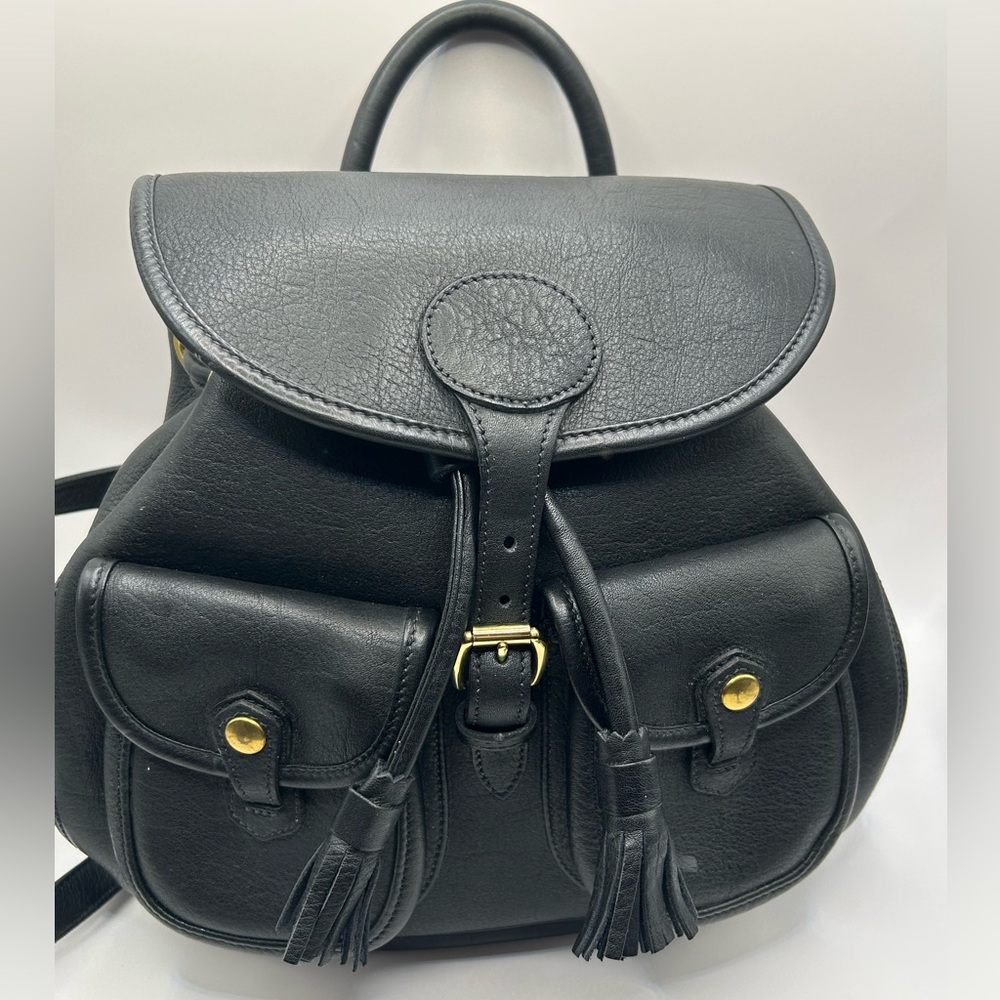 Dooney & Bourke Canyon Vintage Black Leather Backpack